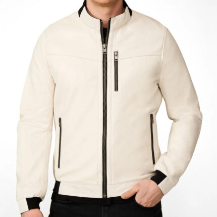 Men's leather jacket