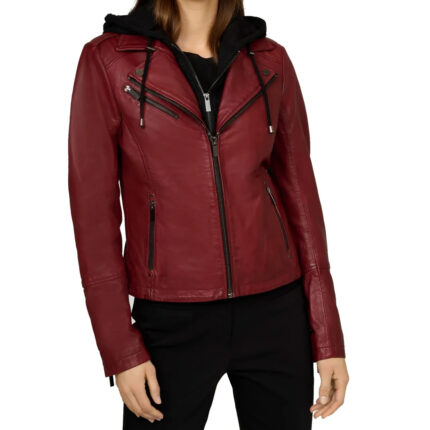 Ladies leather jacket