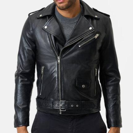 Men's leather jacket by Cuir Craft