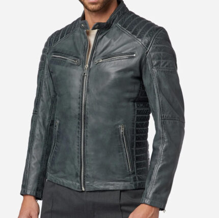 Men's leather jacket