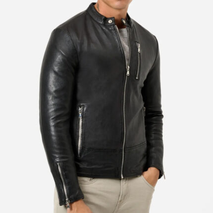 Men's leather jacket
