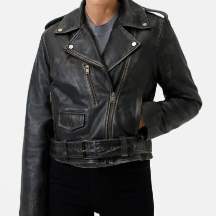 Ladies leather jacket