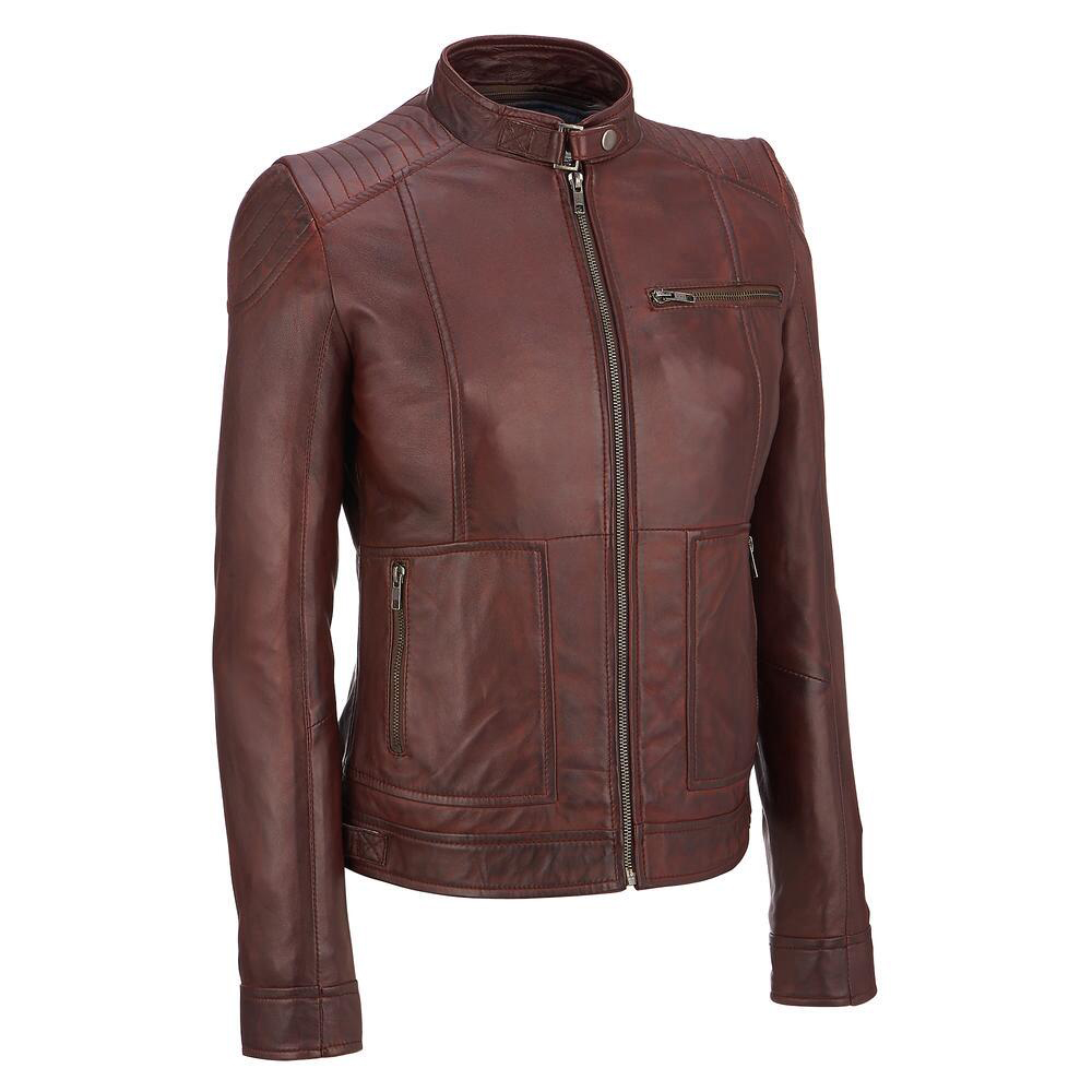 new style Women Biker Leather jacket new style Women Biker Leather jacket