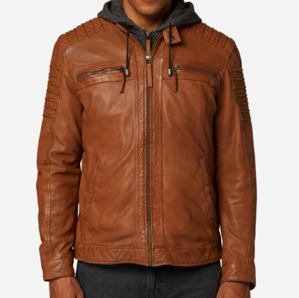 Men's leather jacket